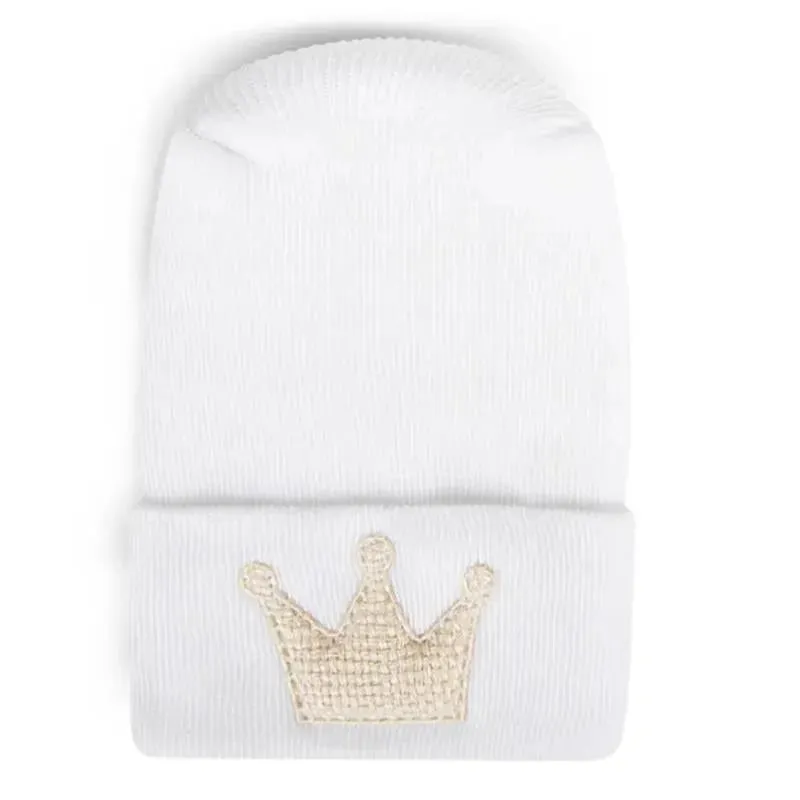 Adora Baby Gifts - Newborn Baby Hospital Hat, Weave Ivory Crown