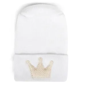 Adora Baby Gifts - Newborn Baby Hospital Hat, Weave Ivory Crown