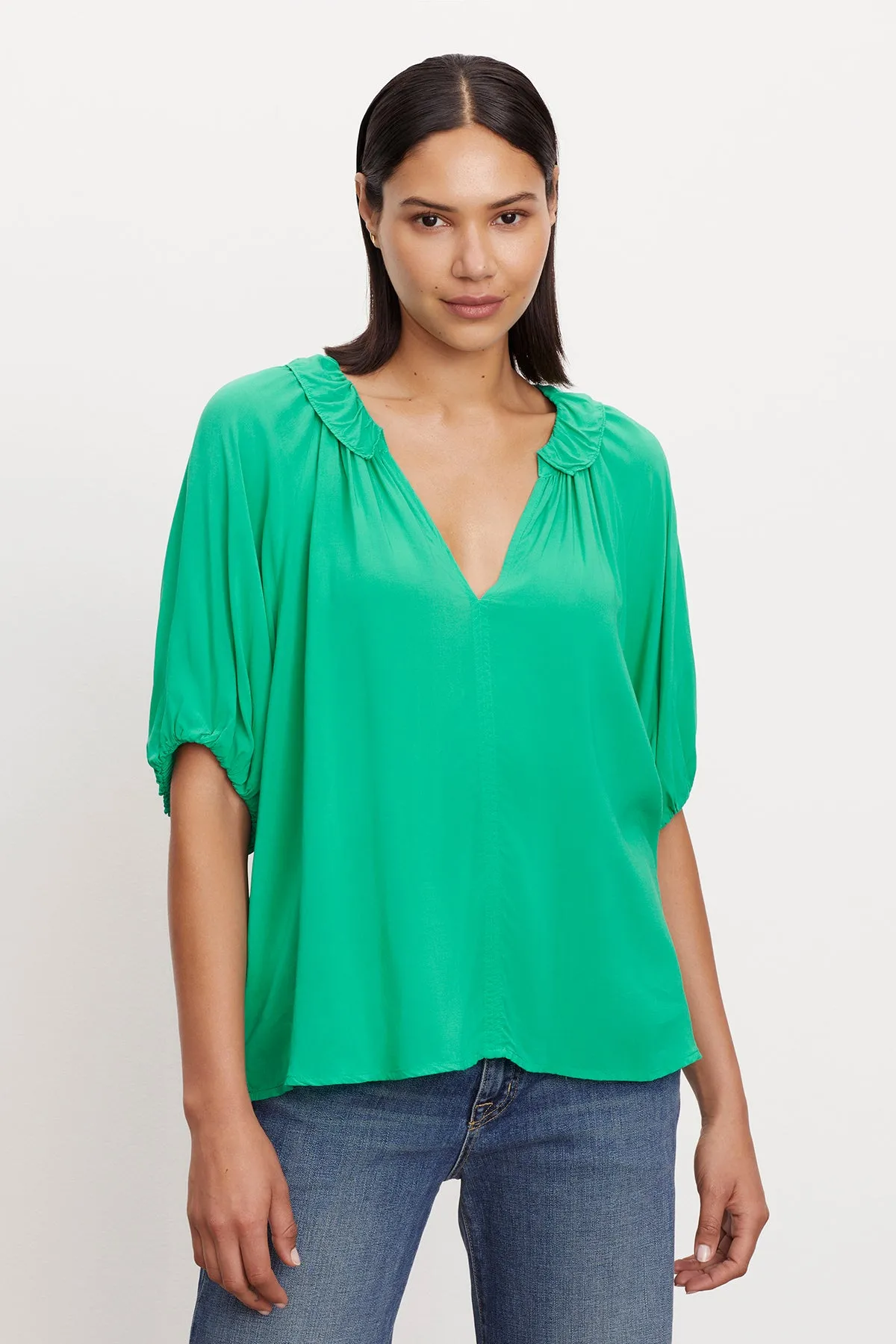 ALEGRA V-NECK TOP