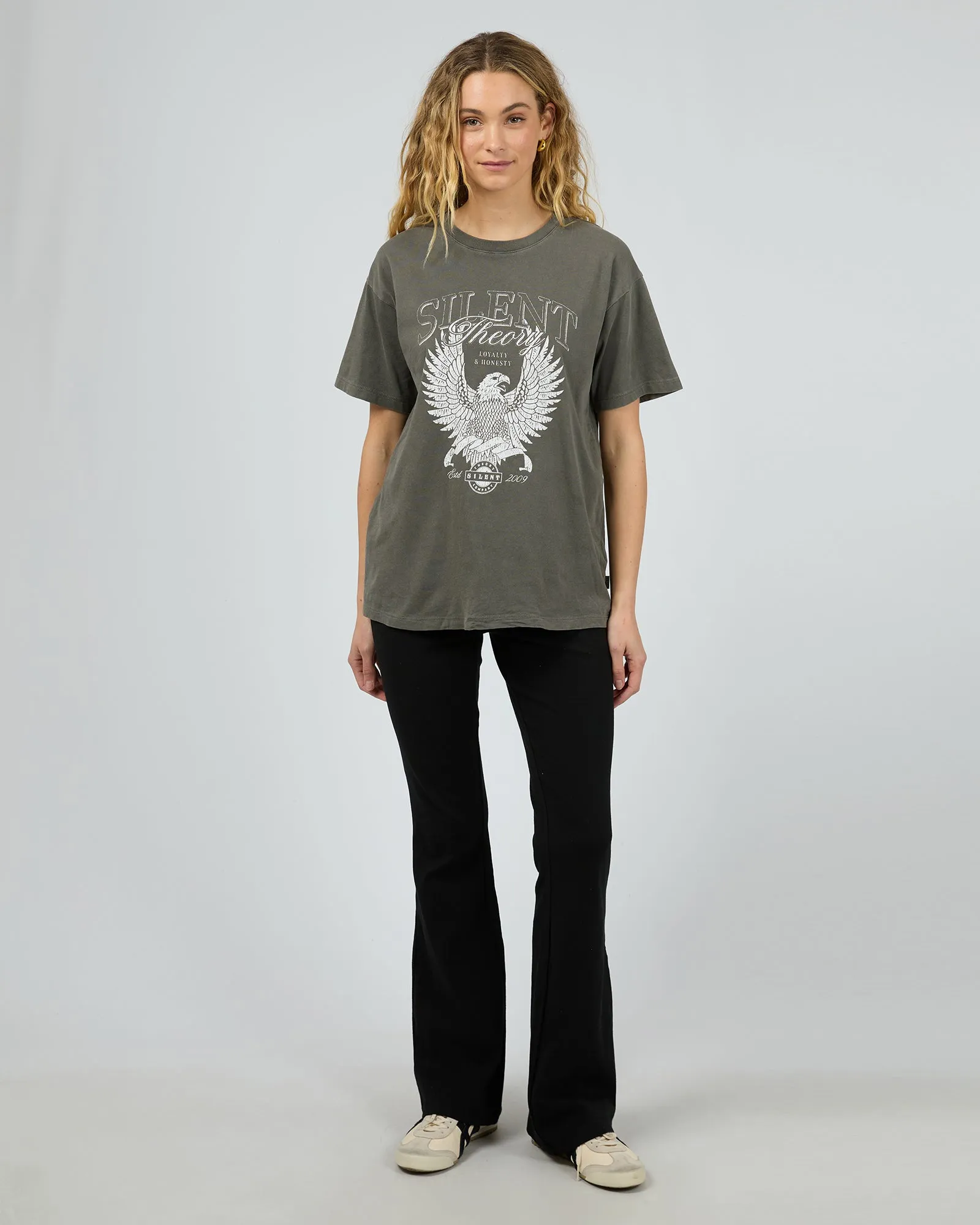 American Wings Tee Charcoal