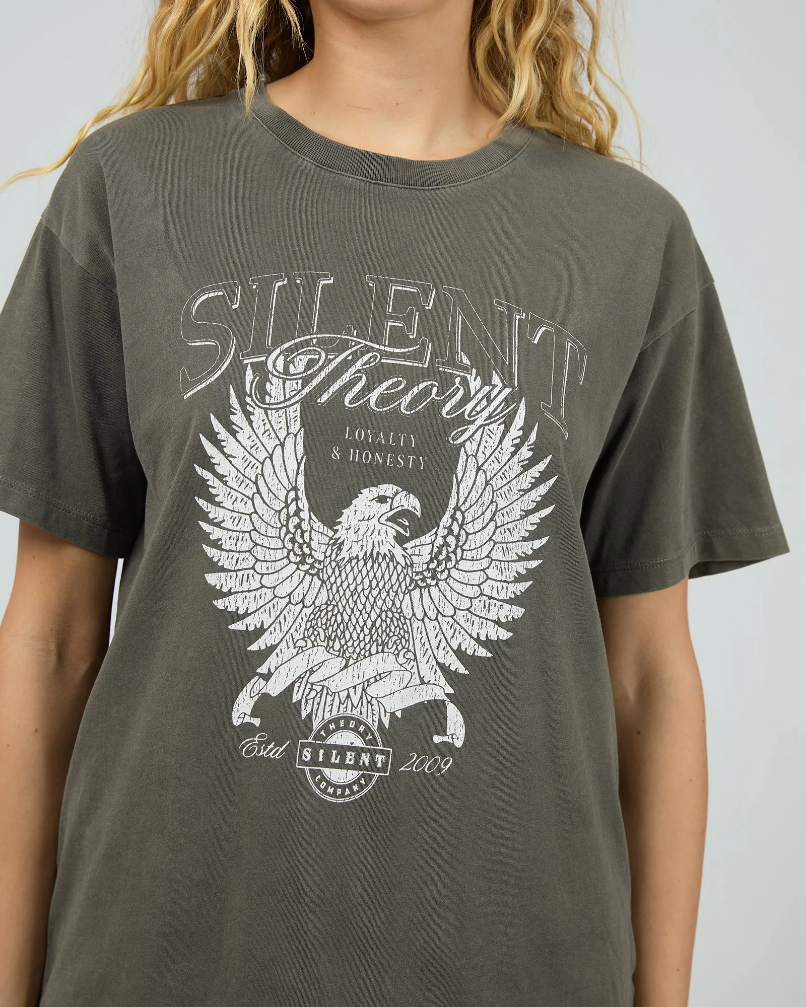 American Wings Tee Charcoal