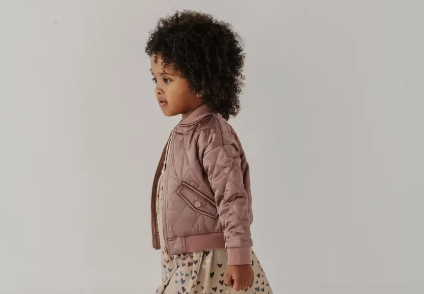 Babysprouts Bomber Jacket- Winter Mauve