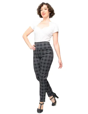 Back in Plaid Audrey Leggings in Black