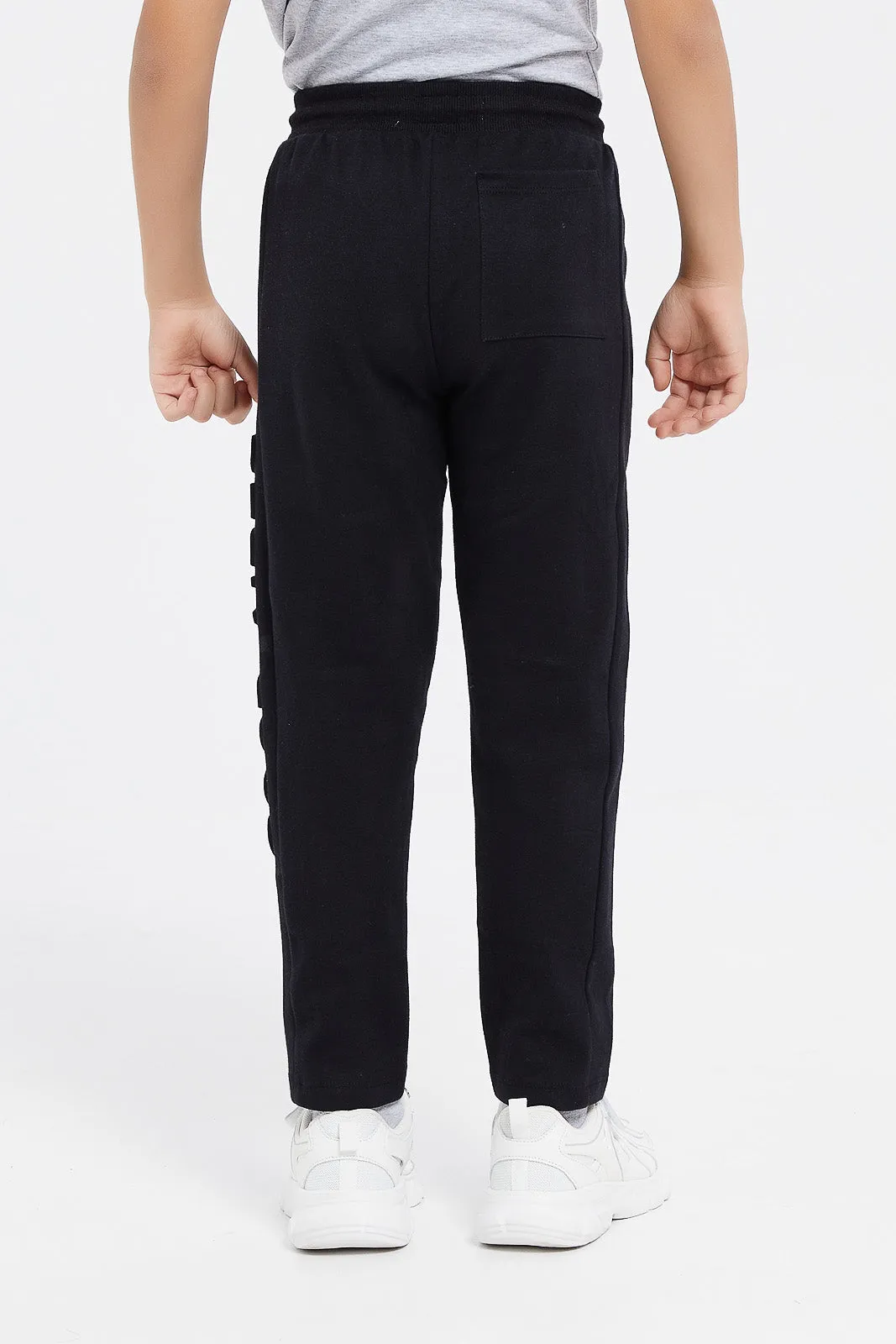 Boys Black Good Vibes Jogger Pant