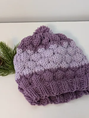 Bubble Beanie - color: Purple Ombre, size: child