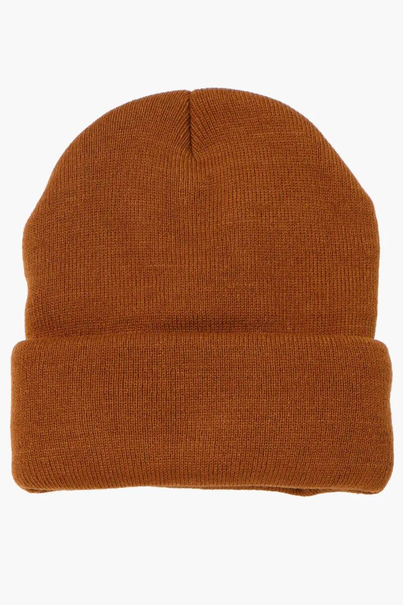 Canada Work Gear Cuffed Insulated Hat - Brown