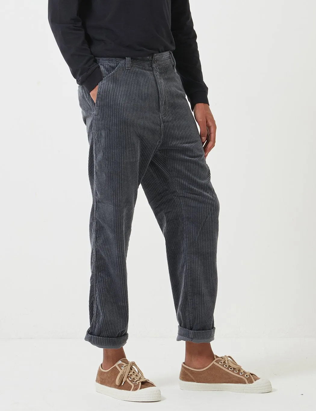 Carhartt-WIP Menson Pant (Corduroy) - Blacksmith Grey