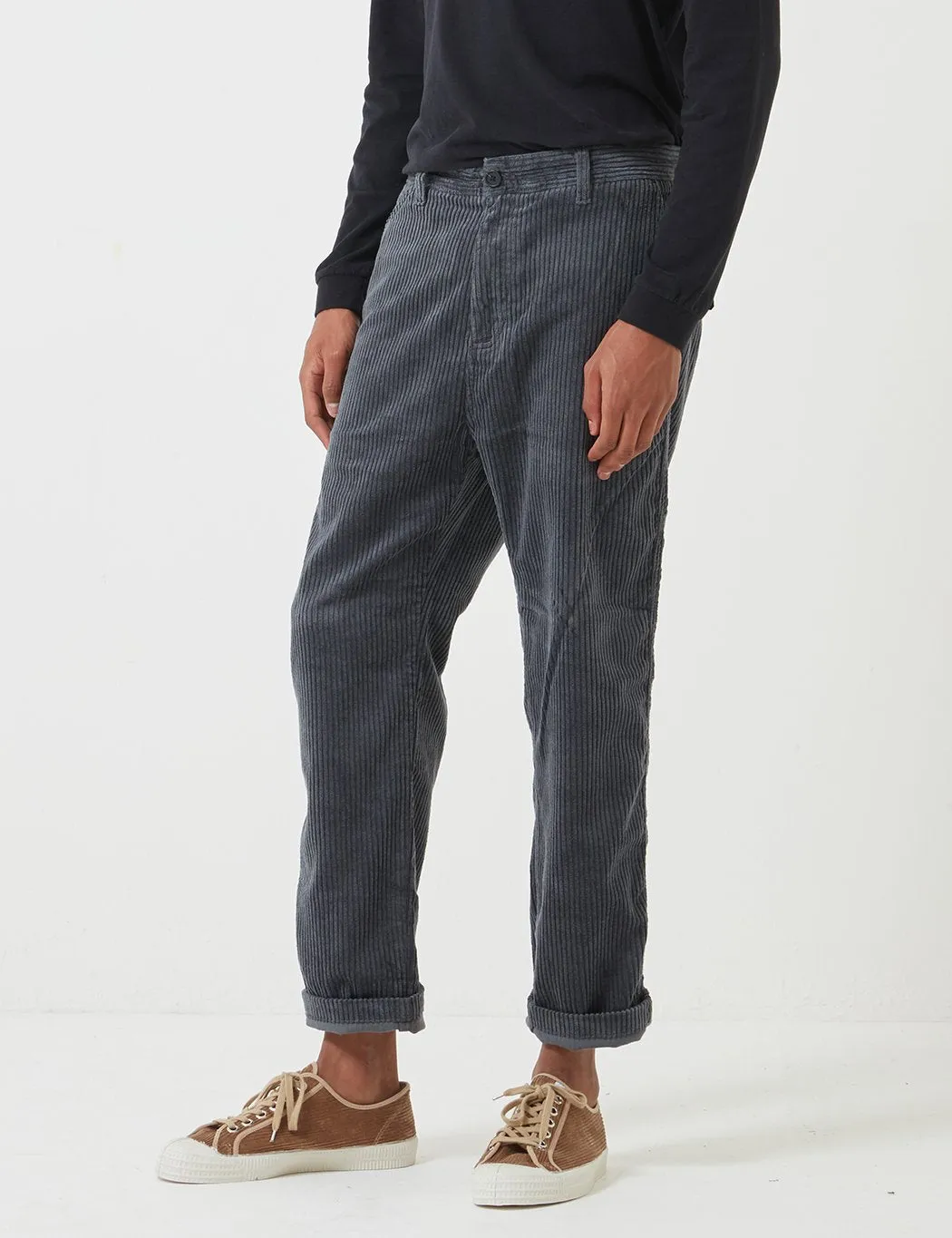 Carhartt-WIP Menson Pant (Corduroy) - Blacksmith Grey