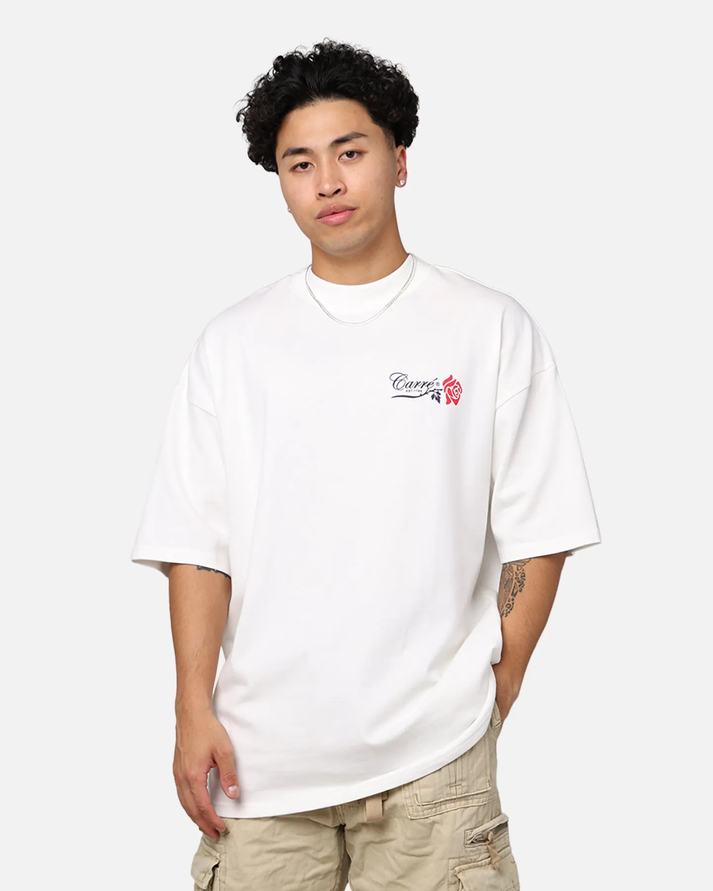 Carré Rara Oversized T-Shirt Off White