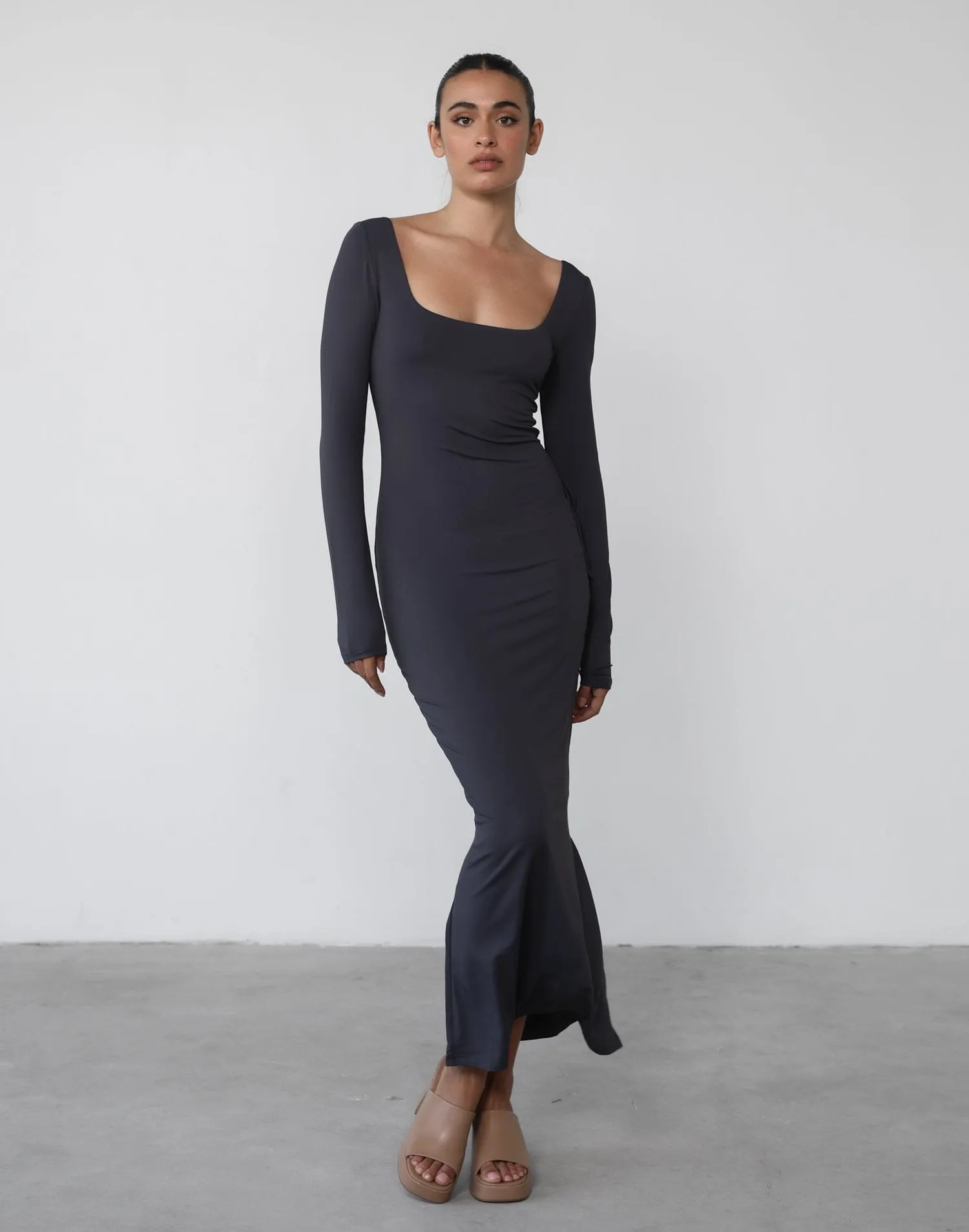 Cartia Maxi Dress (Slate)