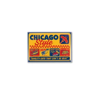 Chicago Style Eats 3" x 2" Magnet