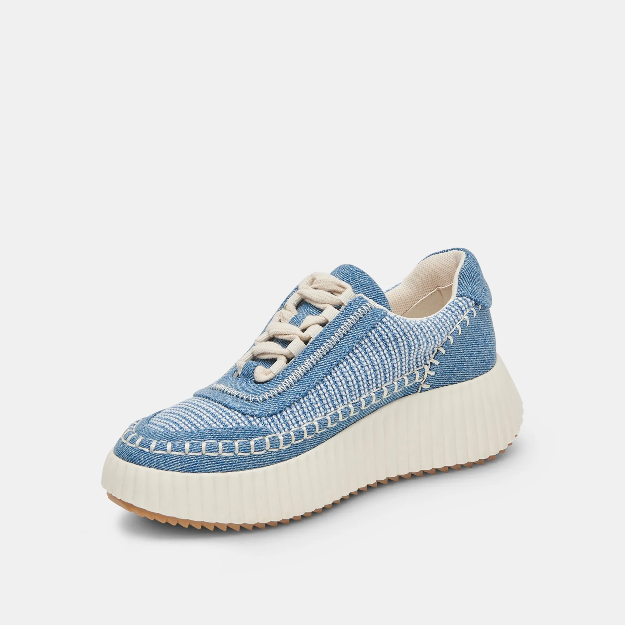 DOLEN SNEAKERS BLUE MULTI DENIM - re:vita