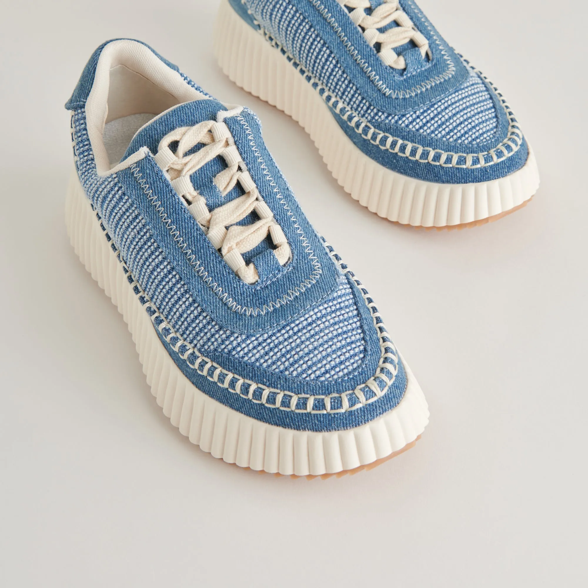 DOLEN SNEAKERS BLUE MULTI DENIM - re:vita