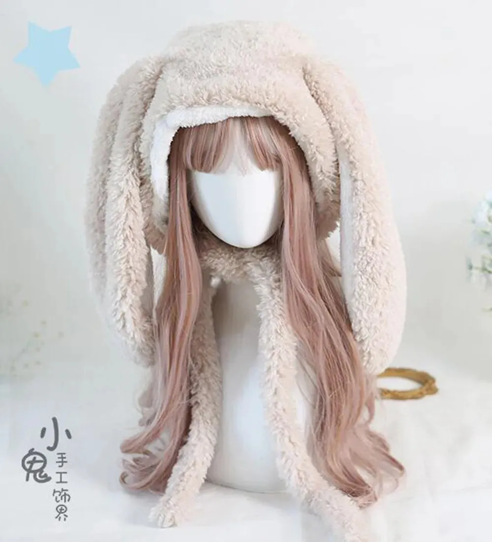 Floppy Bunny Ears Winter Hat