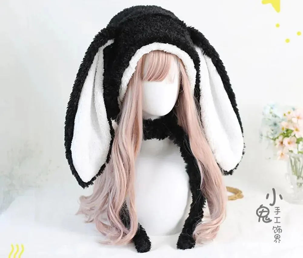 Floppy Bunny Ears Winter Hat