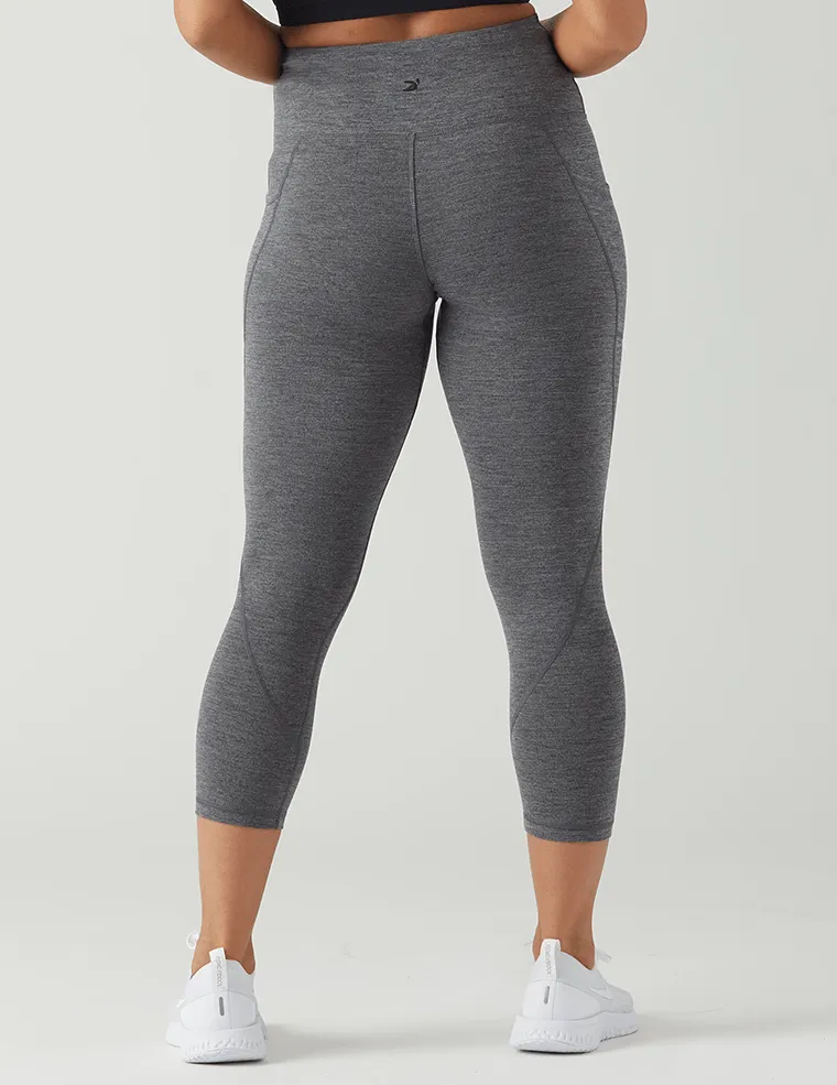 Glyder Top Notch 7/8 Leggings - Stone Heather