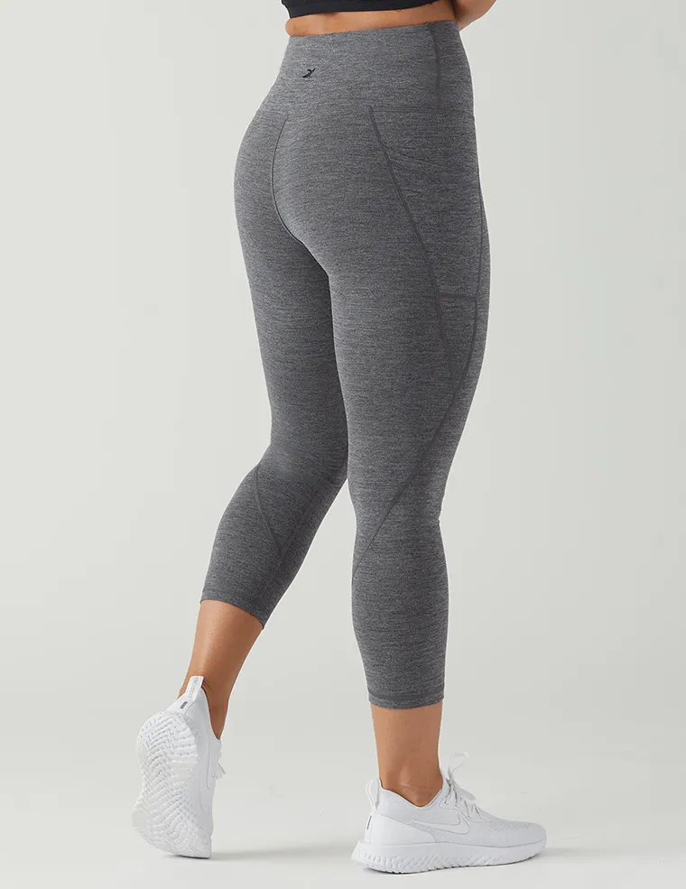 Glyder Top Notch 7/8 Leggings - Stone Heather