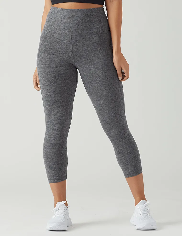 Glyder Top Notch 7/8 Leggings - Stone Heather