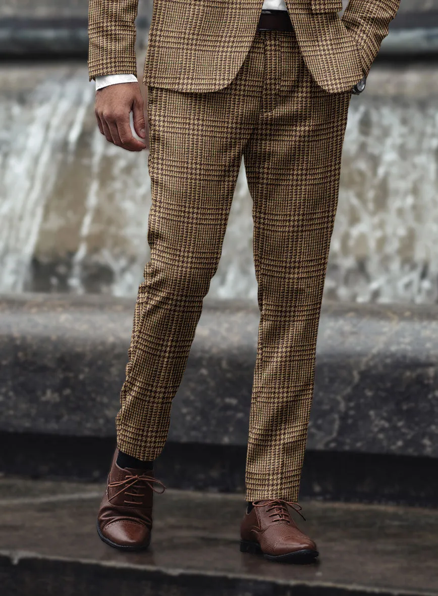 Harris Tweed Brown Glen Pants