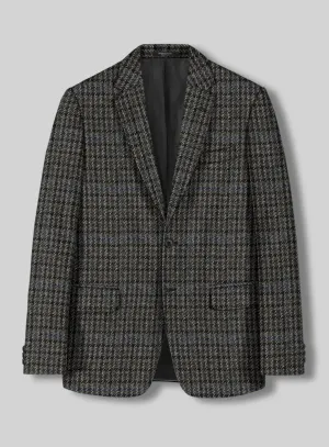 Harris Tweed Dark Gray Check Jacket