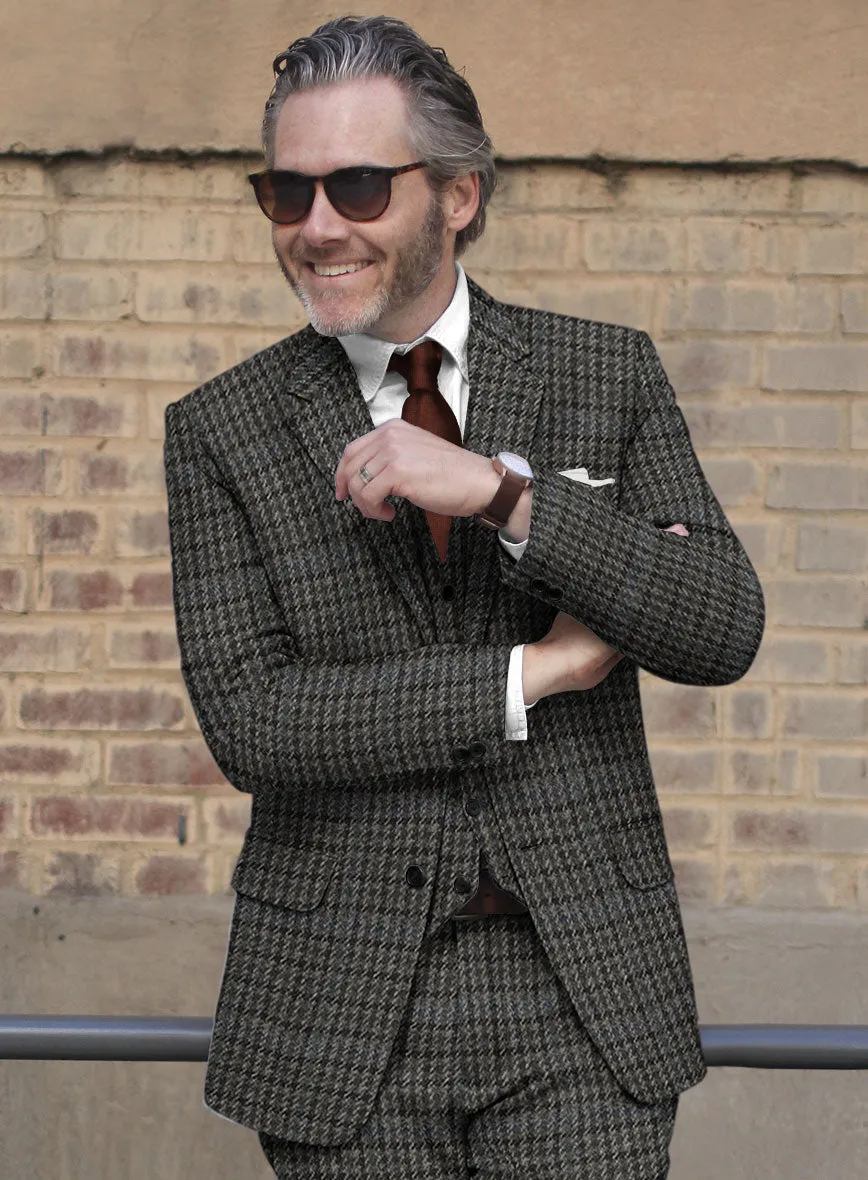 Harris Tweed Dark Gray Check Jacket