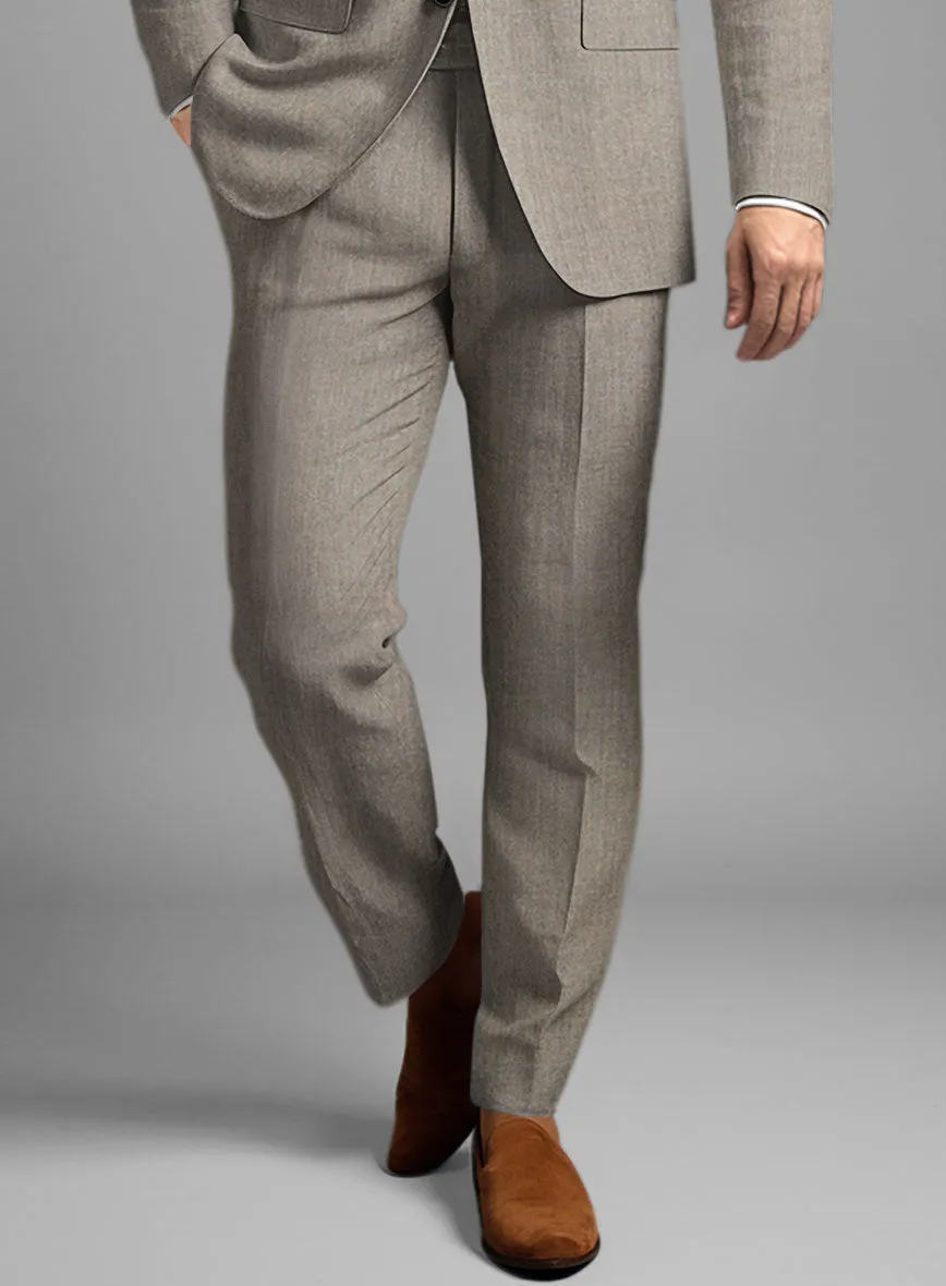 Italian Linen French Brown Pants