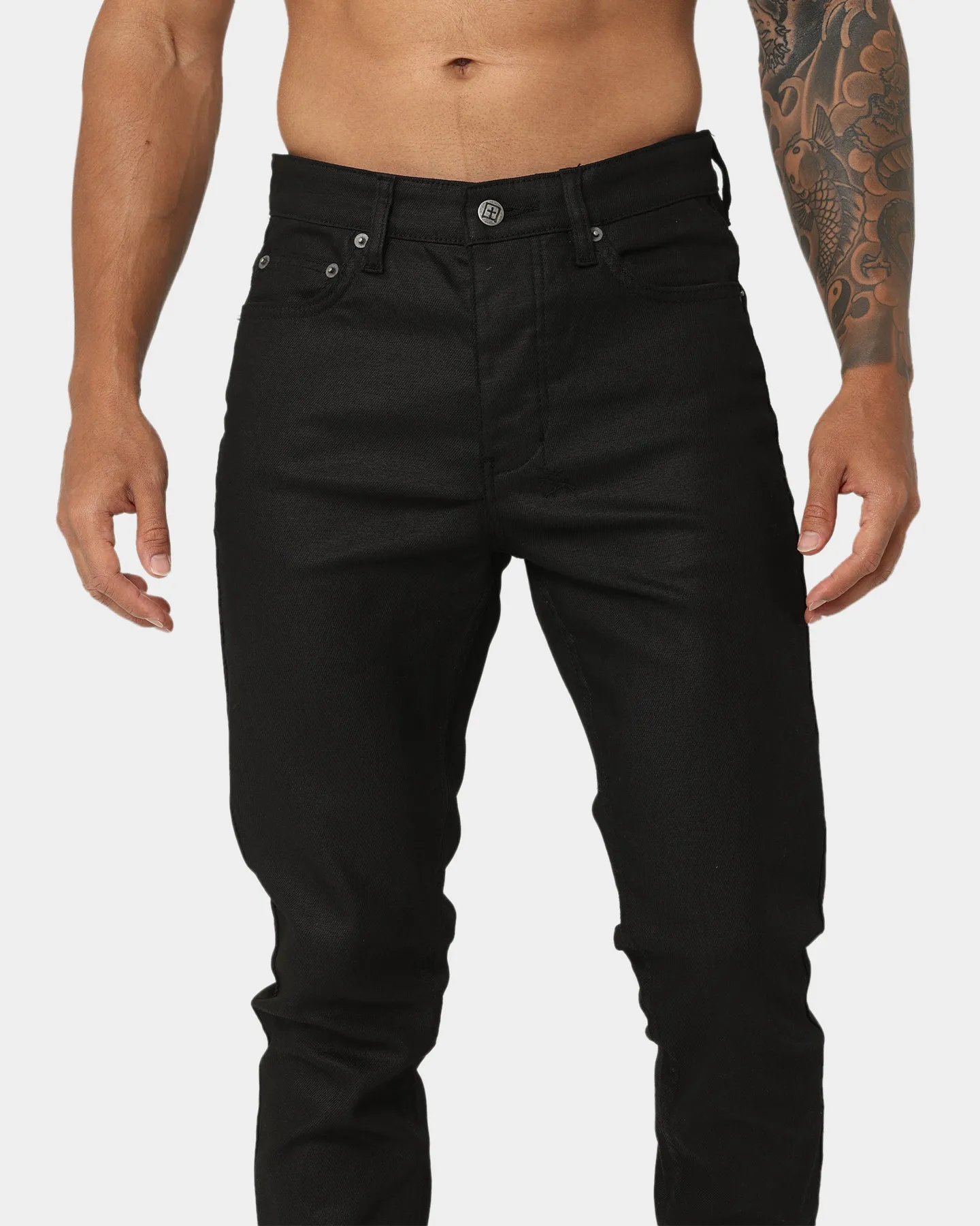 Ksubi Chitch Black Wax Pants Black