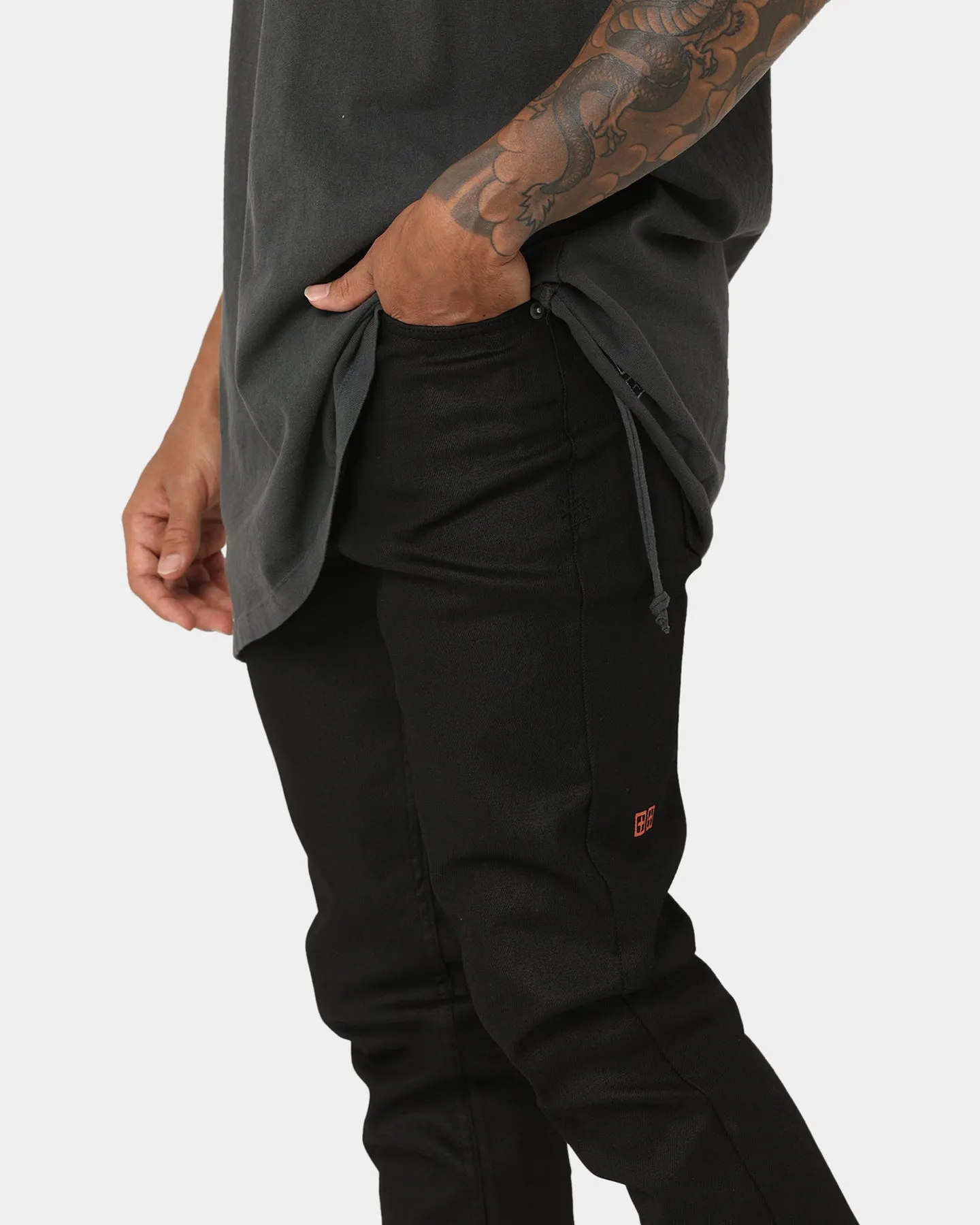 Ksubi Chitch Black Wax Pants Black