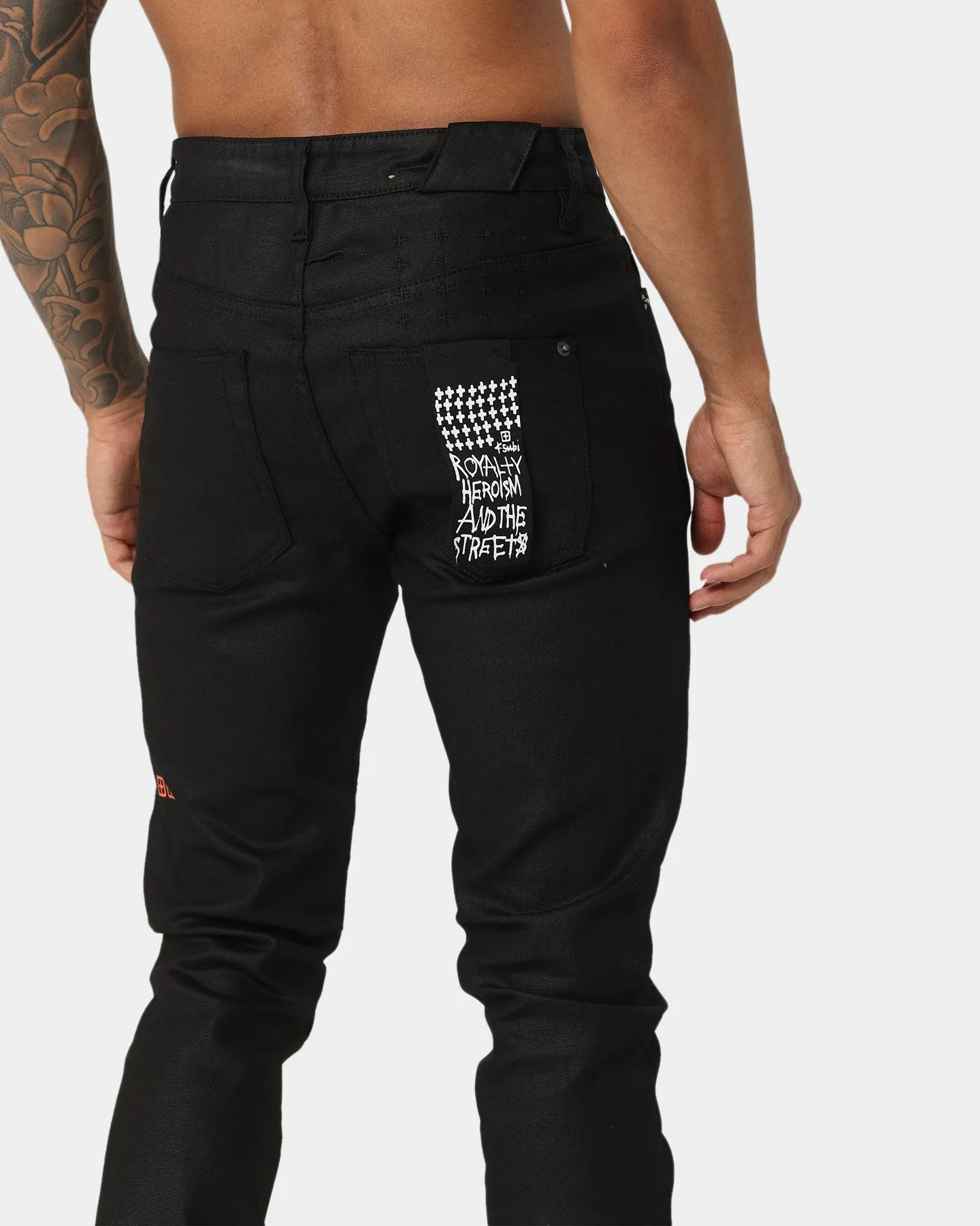 Ksubi Chitch Black Wax Pants Black