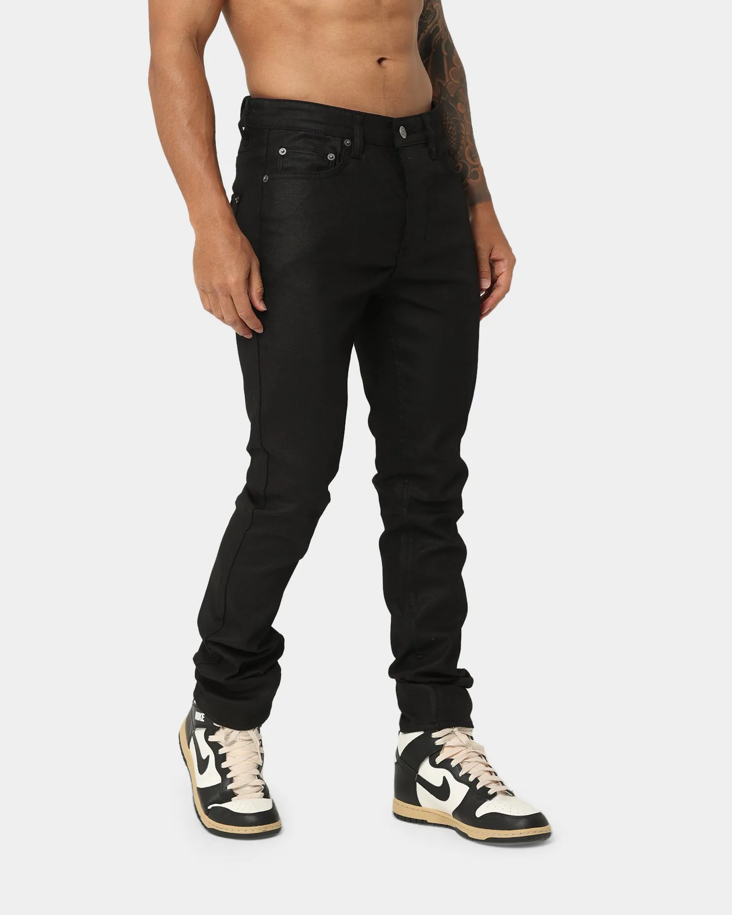 Ksubi Chitch Black Wax Pants Black