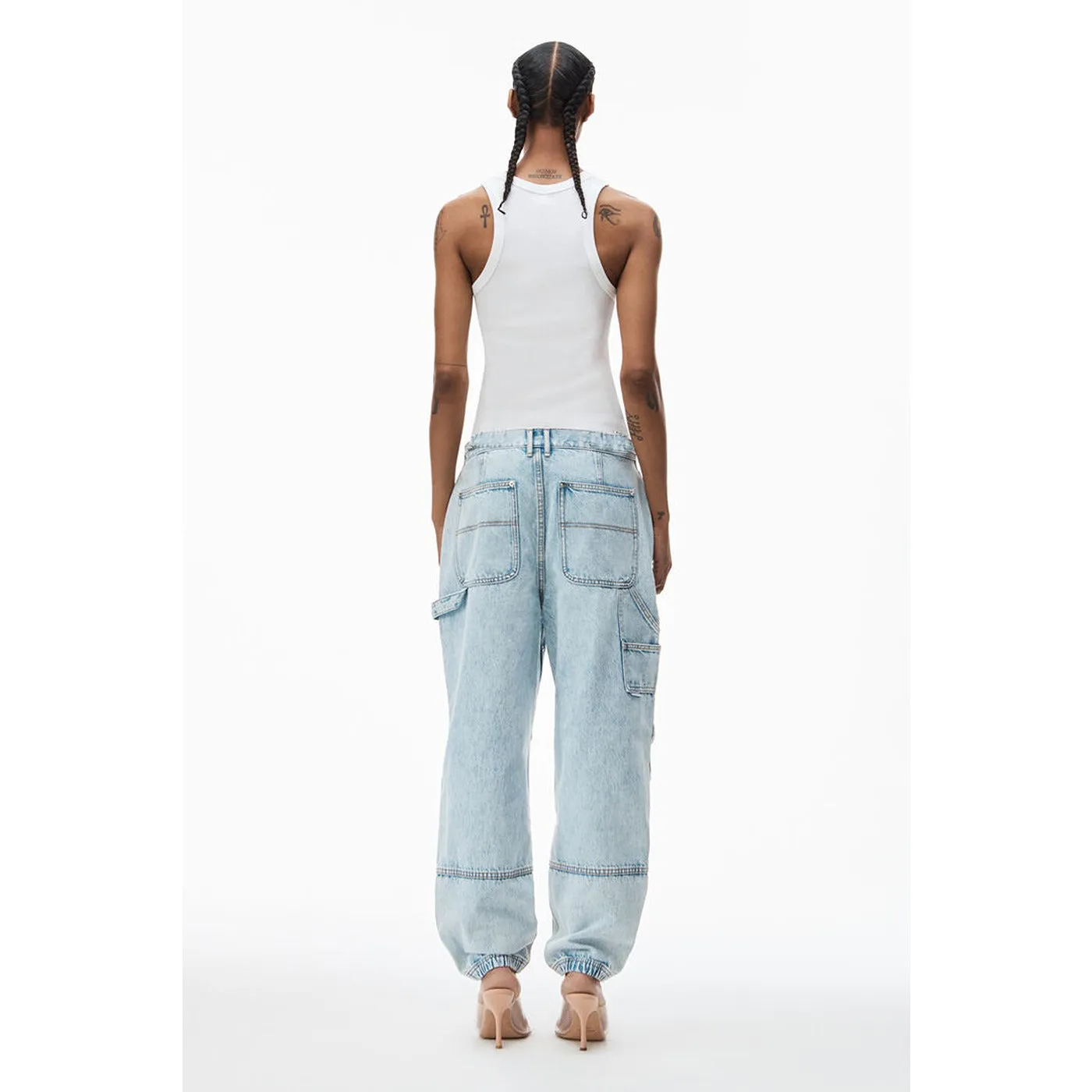 Light Blue Carpenter Jogger Jeans