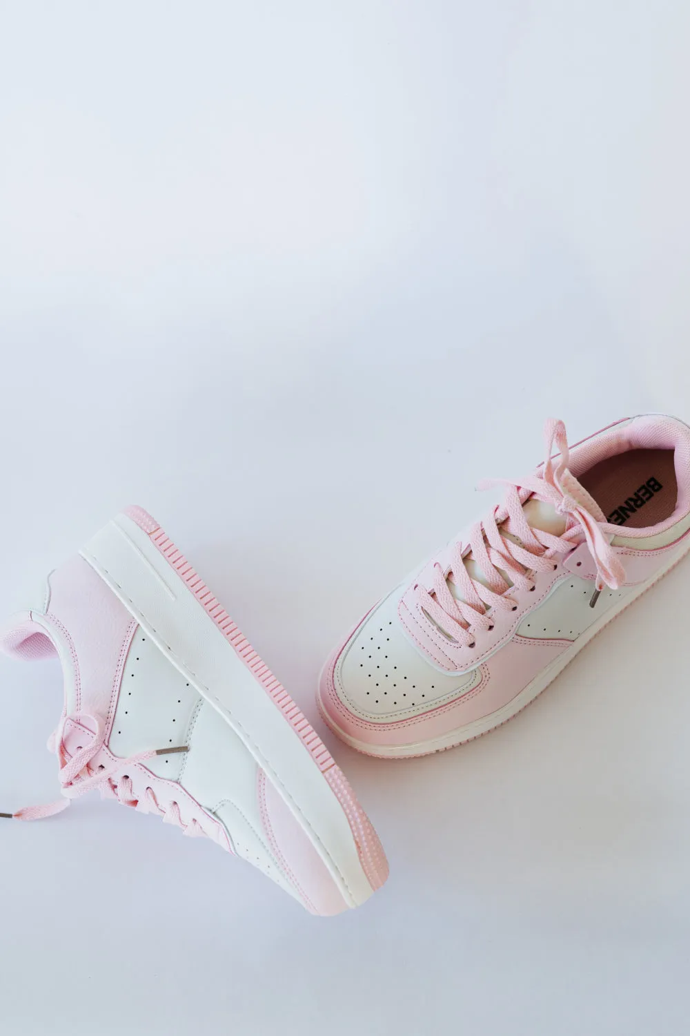 Light Pink Mile a Minute Platform Sneakers