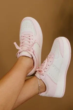 Light Pink Mile a Minute Platform Sneakers