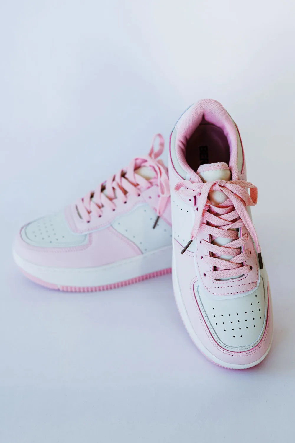 Light Pink Mile a Minute Platform Sneakers