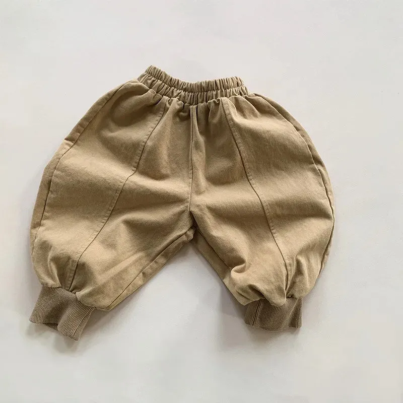 Loose Solid Casual Harem Pants