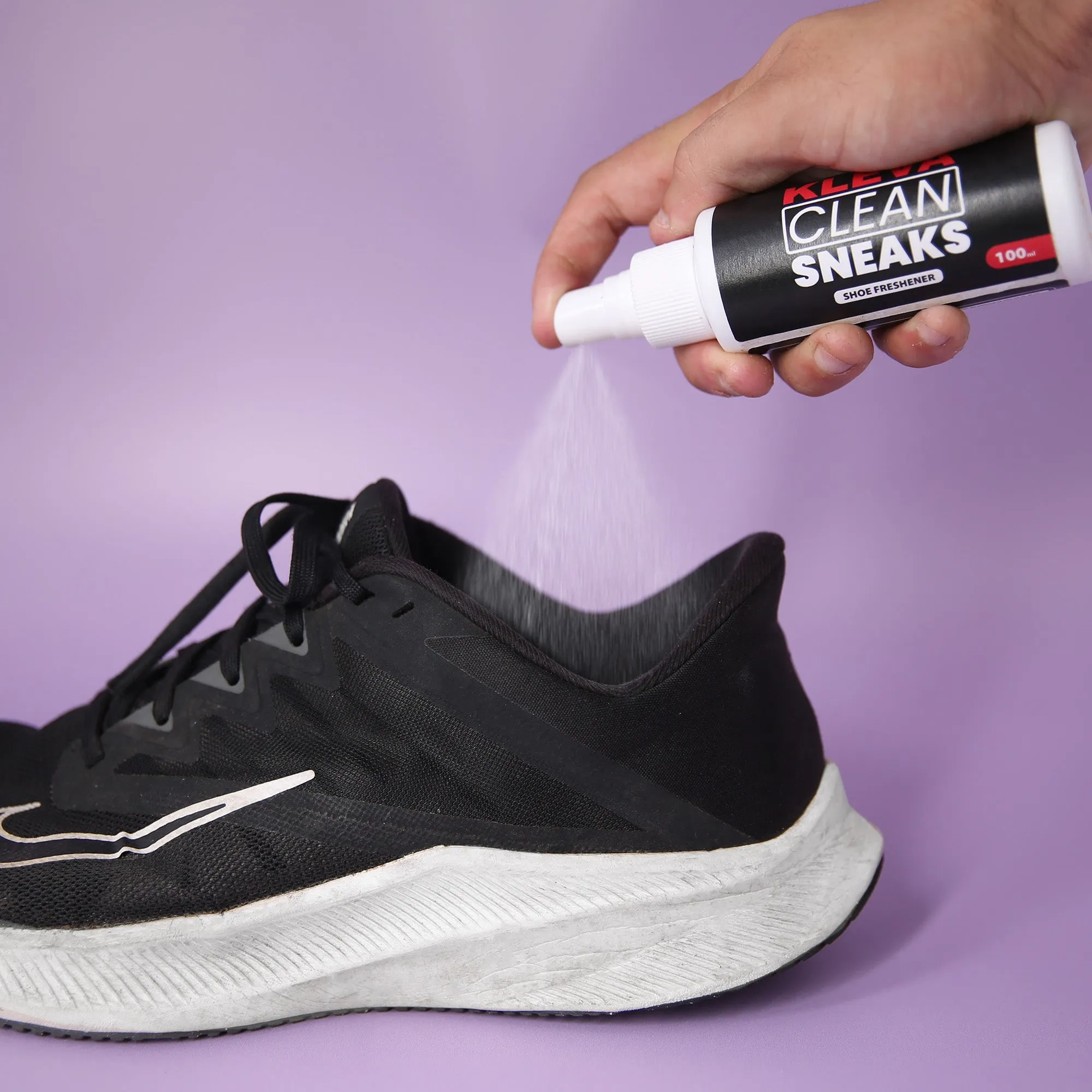 Make old shoes look new! Kleva Clean Sneaks Automatic Shoe Cleaner