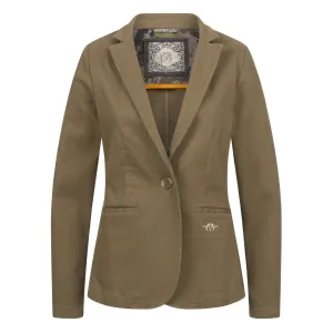 Marie Ladies Denim Stretch Jacket - Dark Olive by Blaser