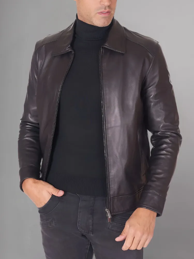 Men Winter Fashion Casual Leather Jacket