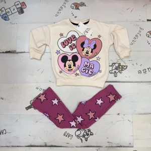 Minnie Mouse Love is Magic (Sweater and Pants - Cotton) Set - Kids Girls (2Pcs)