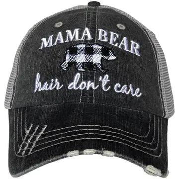 Mom Mama Mother hats Mama bear Mama bear hair dont care Mommin Aint Easy