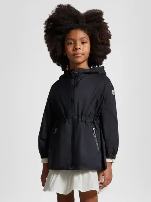 Moncler Enfant Girls Wete Short Parka in Black