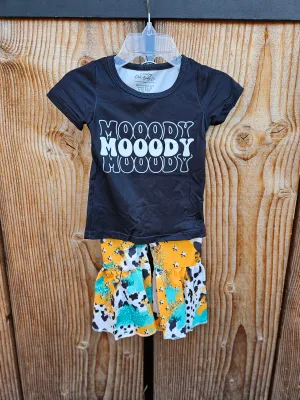 Moody Bell Bottom Pant Set