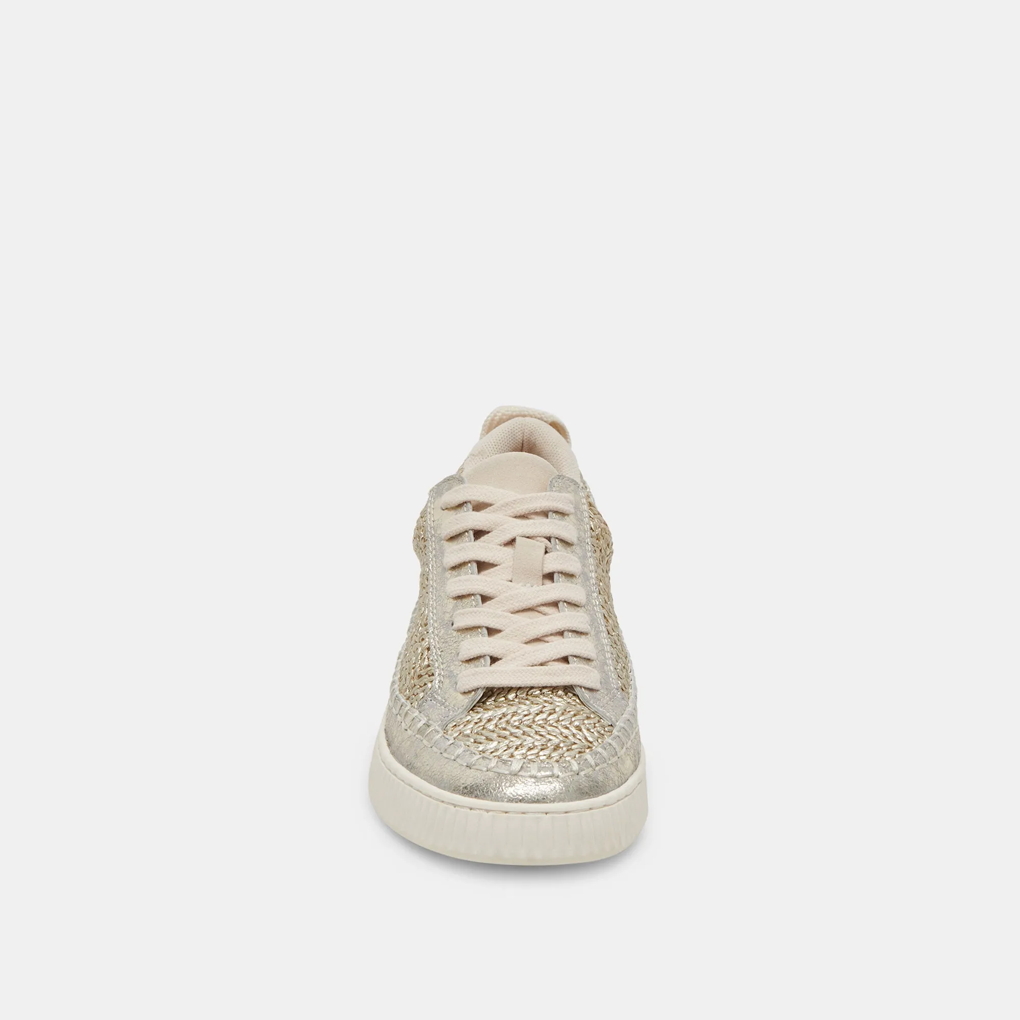 NICONA SNEAKERS GOLD WOVEN