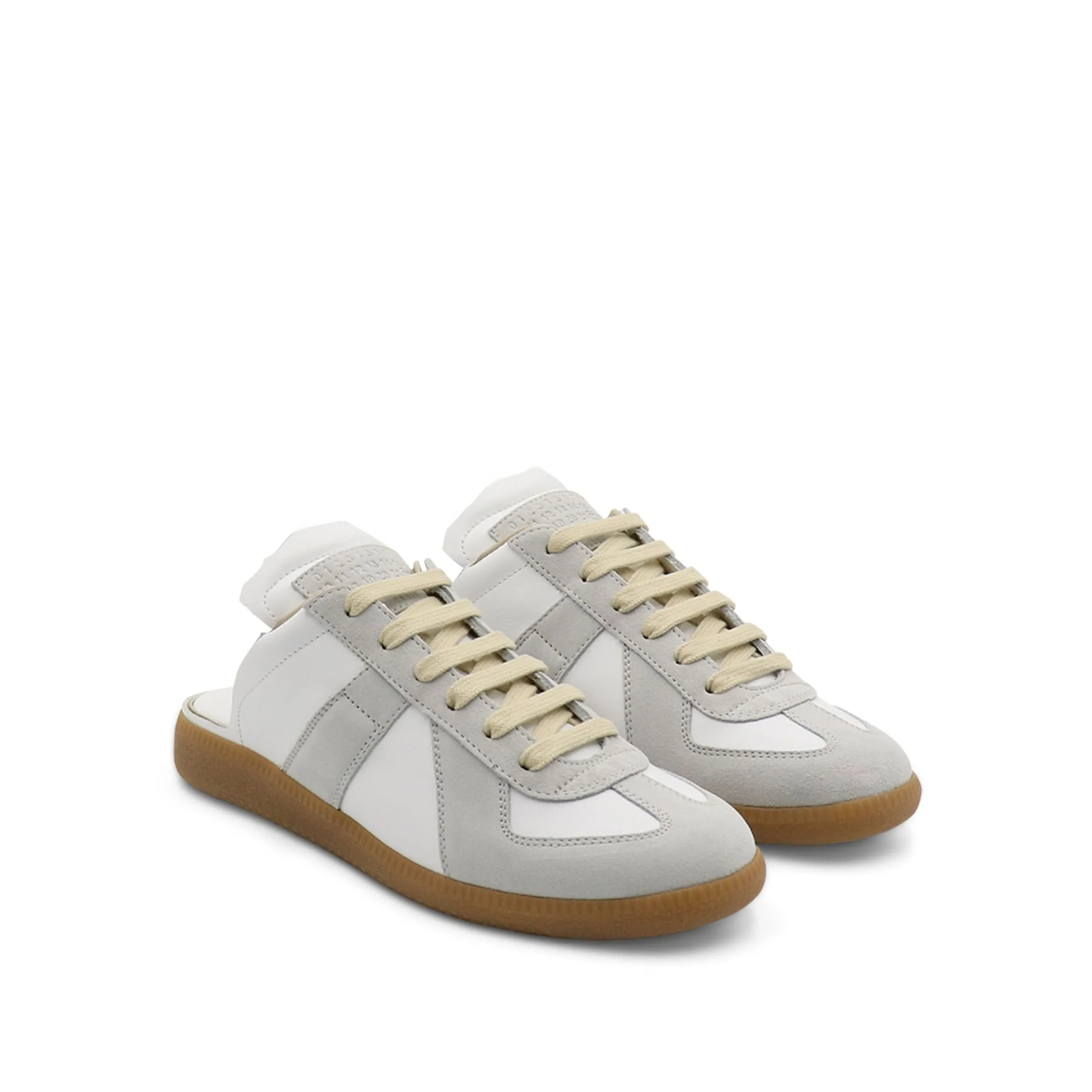 Replica Open Back Sneakers in White