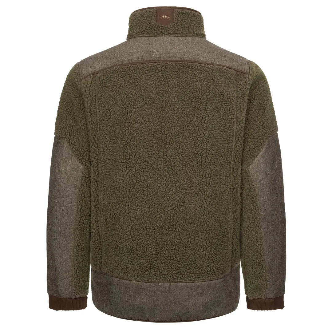 Sherpa Fleece Jacket - Dark Olive by Blaser