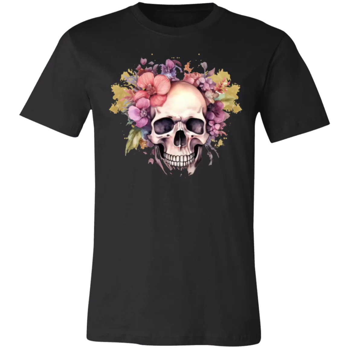 Skull & Roses 3001C Unisex Jersey Short-Sleeve T-Shirt