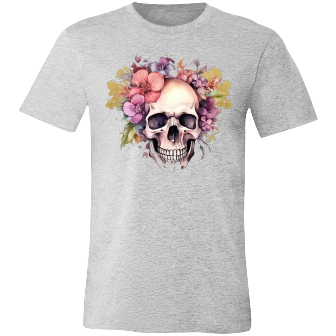 Skull & Roses 3001C Unisex Jersey Short-Sleeve T-Shirt