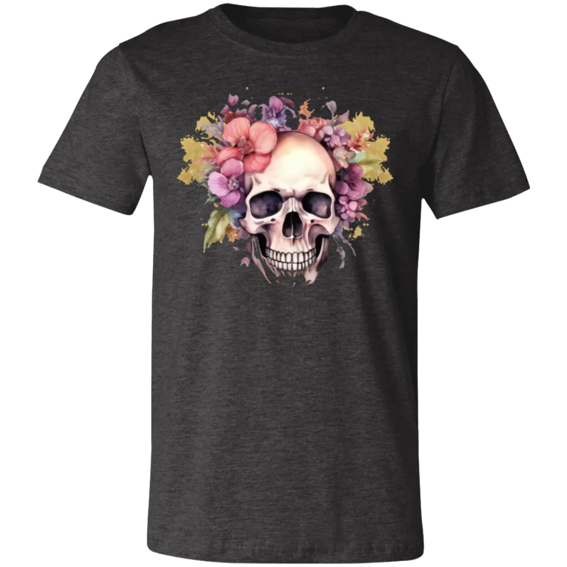 Skull & Roses 3001C Unisex Jersey Short-Sleeve T-Shirt