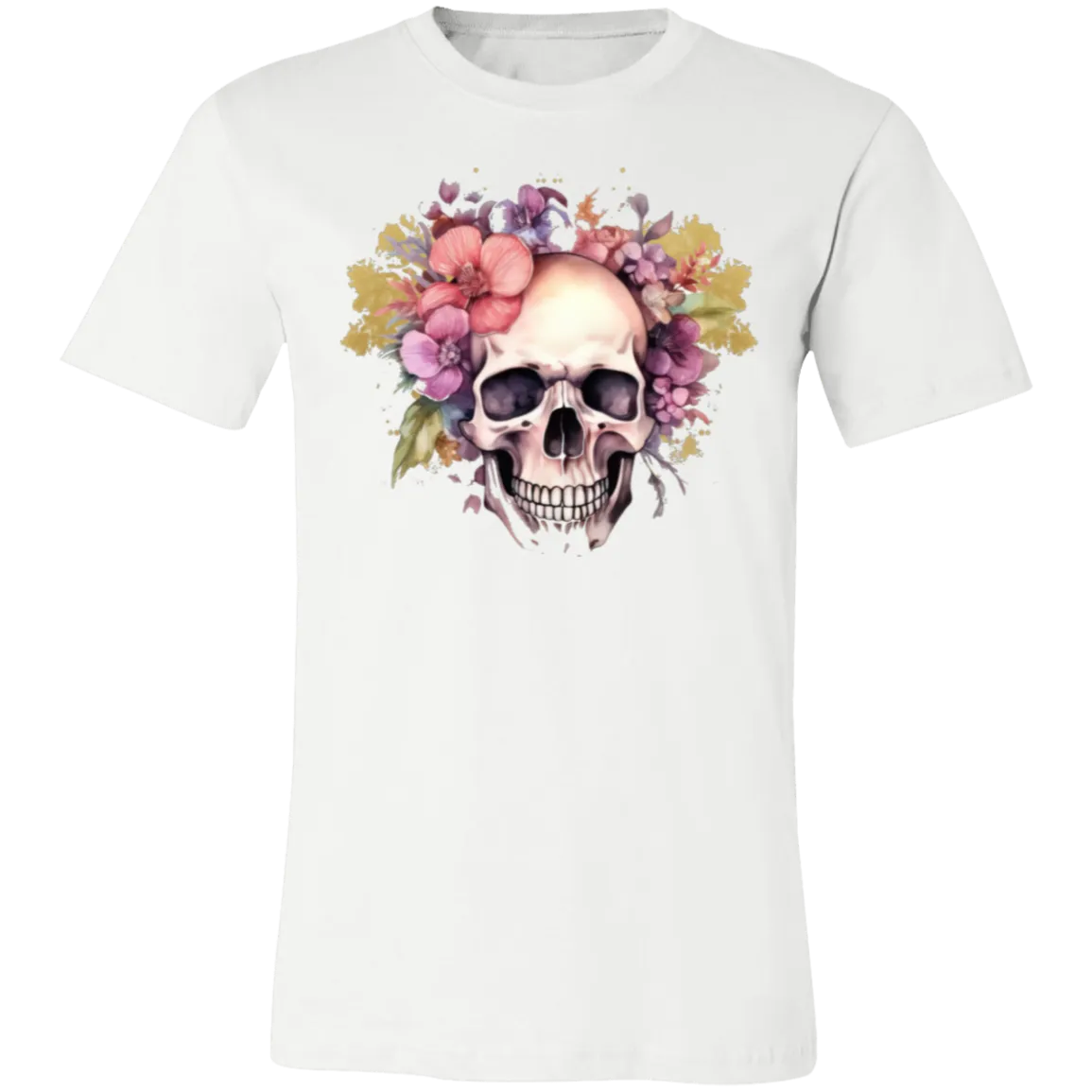 Skull & Roses 3001C Unisex Jersey Short-Sleeve T-Shirt