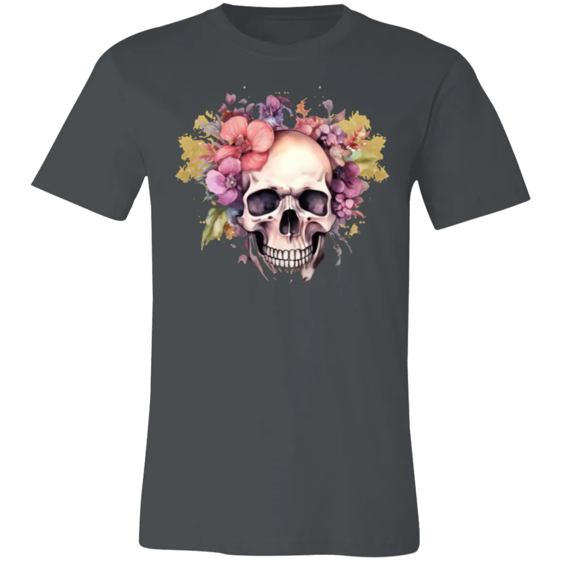 Skull & Roses 3001C Unisex Jersey Short-Sleeve T-Shirt